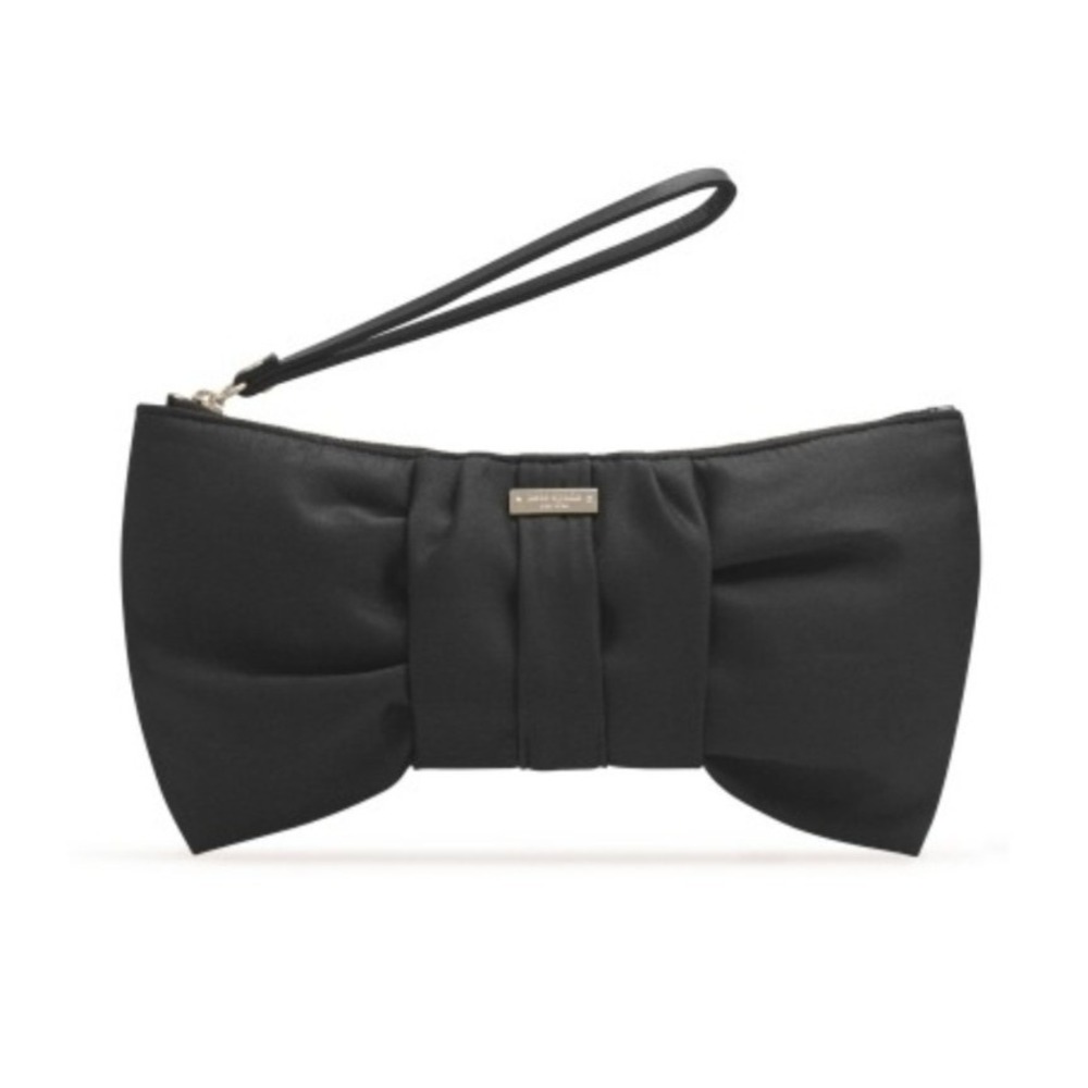 Kate Spade New York ‘Candy Darling’ Black Bow Wristlet Bag
